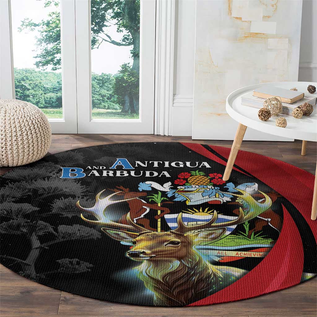 Antigua And Barbuda 1981 Round Carpet Happy Independence Day - Wonder Print Shop