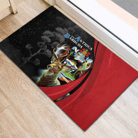 Antigua And Barbuda 1981 Rubber Doormat Happy Independence Day - Wonder Print Shop