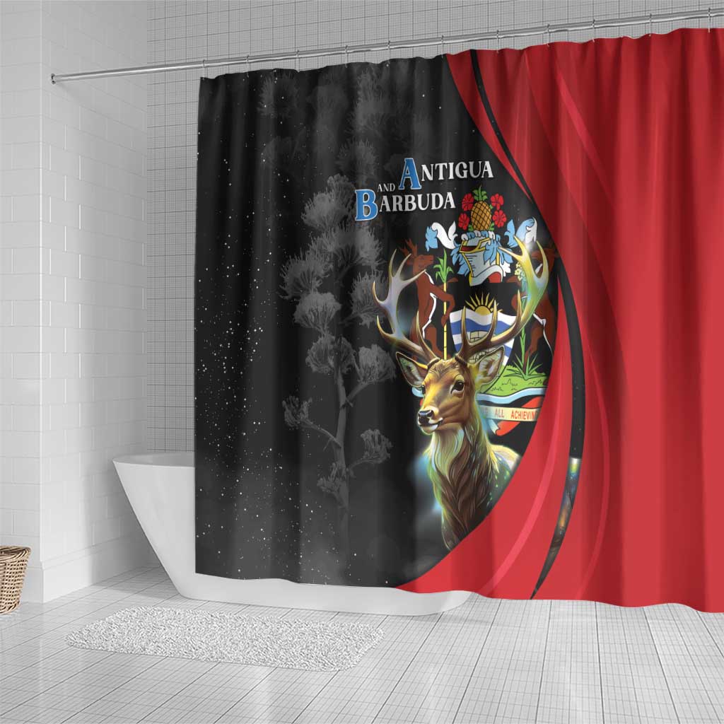 Antigua And Barbuda 1981 Shower Curtain Happy Independence Day - Wonder Print Shop