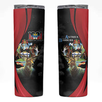 Antigua And Barbuda 1981 Skinny Tumbler Happy Independence Day - Wonder Print Shop