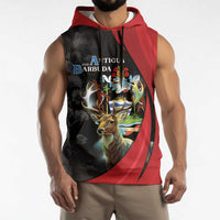 Antigua And Barbuda 1981 Sleeveless Hoodie Happy Independence Day - Wonder Print Shop
