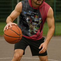 Antigua And Barbuda 1981 Sleeveless Hoodie Happy Independence Day - Wonder Print Shop