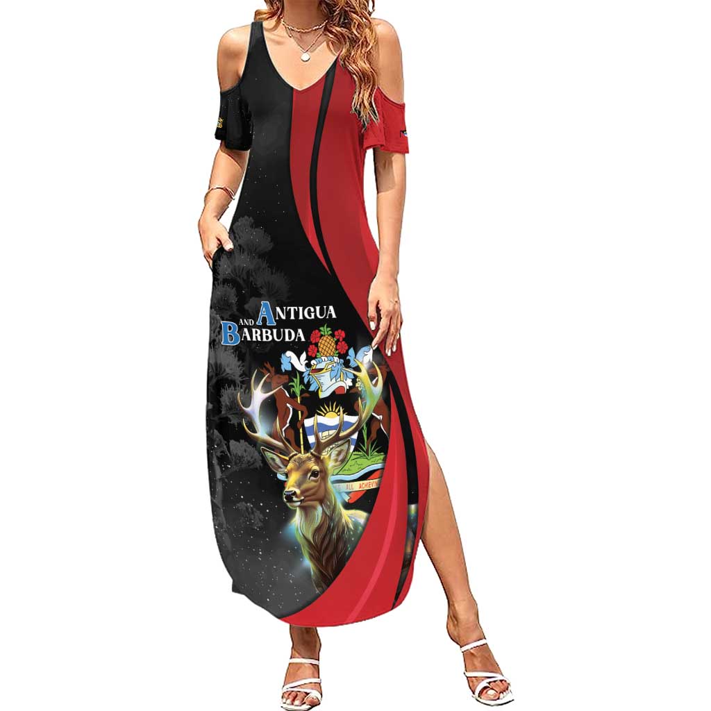 Antigua And Barbuda 1981 Summer Maxi Dress Happy Independence Day - Wonder Print Shop