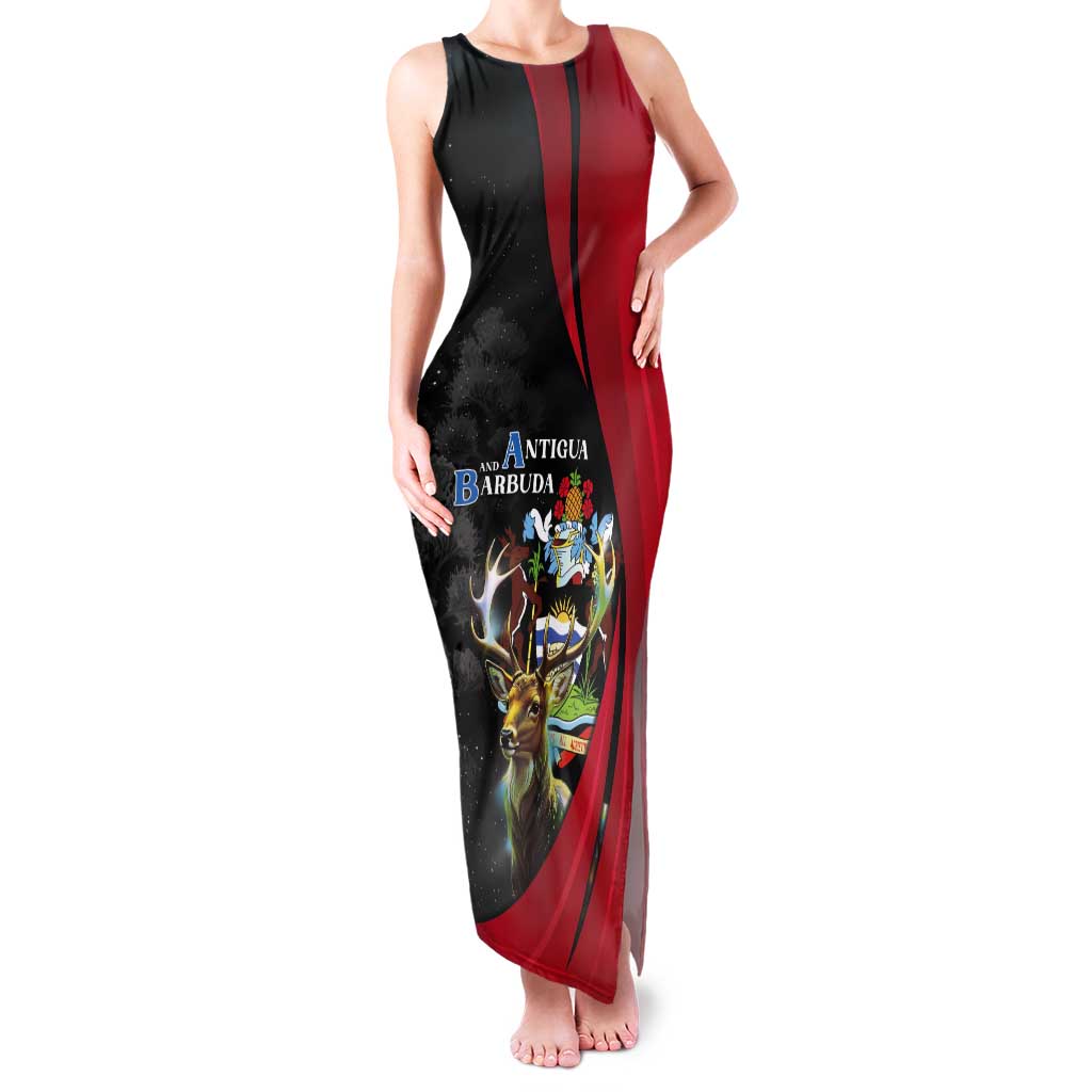 Antigua And Barbuda 1981 Tank Maxi Dress Happy Independence Day - Wonder Print Shop