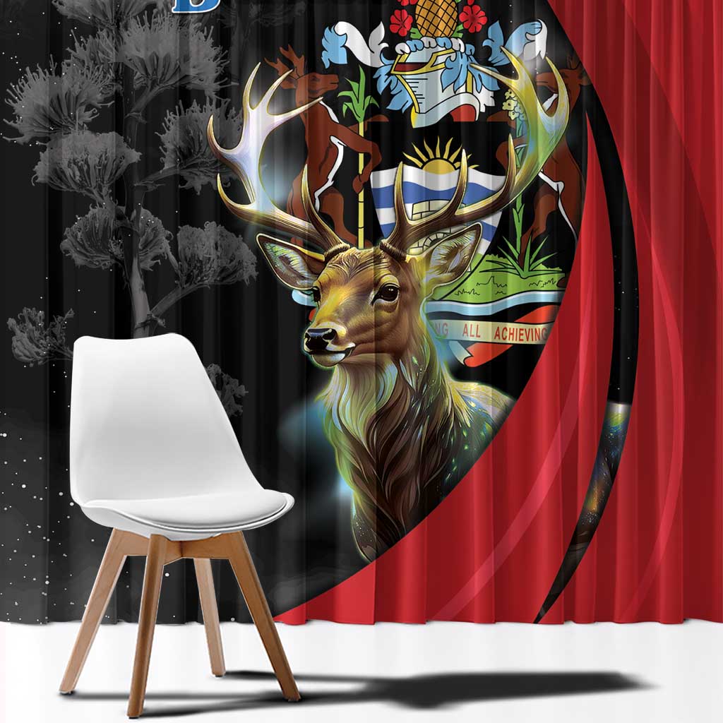 Antigua And Barbuda 1981 Window Curtain Happy Independence Day - Wonder Print Shop