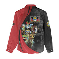 Antigua And Barbuda 1981 Women Casual Shirt Happy Independence Day - Wonder Print Shop