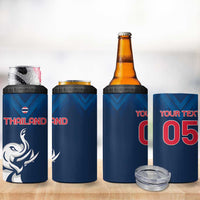 Custom Thailand Football 4 in 1 Can Cooler Tumbler Go Champions - Wonder Print Shop