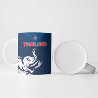 Custom Thailand Football Ceramic Mug Go Champions - Wonder Print Shop
