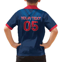 Custom Thailand Football Family Matching Long Sleeve Bodycon Dress and Hawaiian Shirt Go Champions - Wonder Print Shop