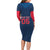 Custom Thailand Football Family Matching Long Sleeve Bodycon Dress and Hawaiian Shirt Go Champions - Wonder Print Shop