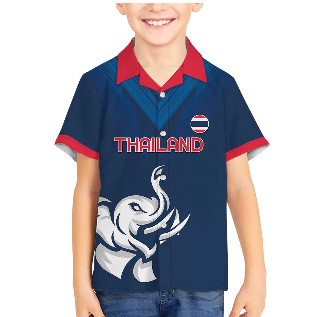 Custom Thailand Football Family Matching Mermaid Dress and Hawaiian Shirt Go Champions - Wonder Print Shop