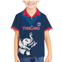Custom Thailand Football Family Matching Mermaid Dress and Hawaiian Shirt Go Champions - Wonder Print Shop