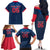 Custom Thailand Football Family Matching Off The Shoulder Long Sleeve Dress and Hawaiian Shirt Go Champions - Wonder Print Shop