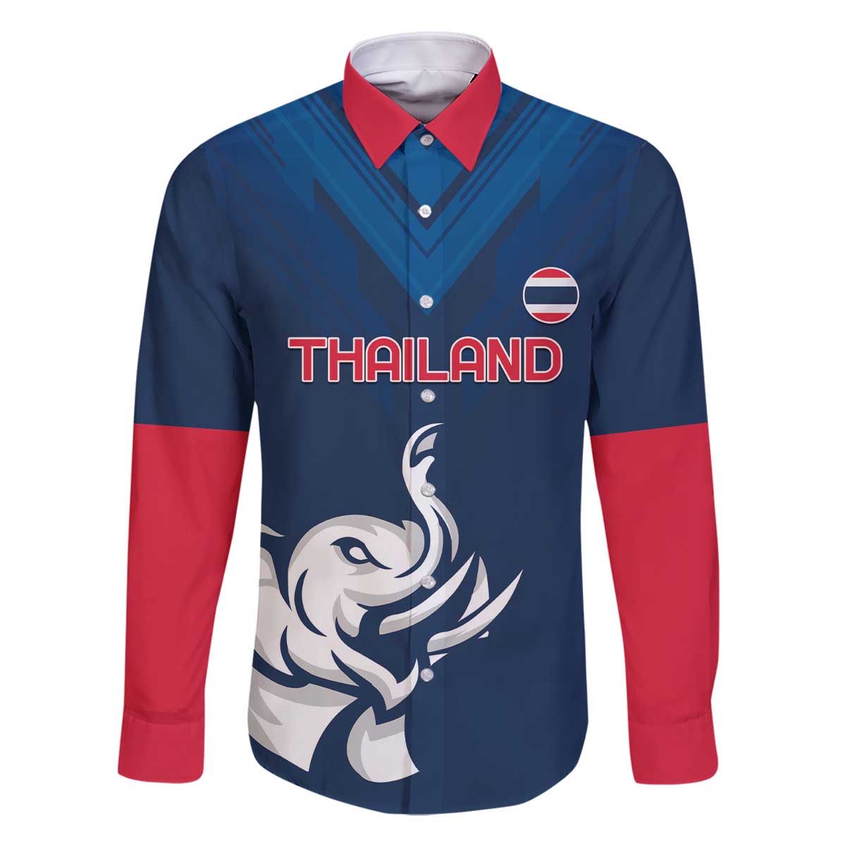 Custom Thailand Football Family Matching Off The Shoulder Long Sleeve Dress and Hawaiian Shirt Go Champions - Wonder Print Shop