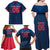 Custom Thailand Football Family Matching Off Shoulder Maxi Dress and Hawaiian Shirt Go Champions - Wonder Print Shop
