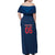 Custom Thailand Football Family Matching Off Shoulder Maxi Dress and Hawaiian Shirt Go Champions - Wonder Print Shop