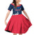 Custom Thailand Football Family Matching Off Shoulder Short Dress and Hawaiian Shirt Go Champions - Wonder Print Shop