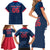 Custom Thailand Football Family Matching Short Sleeve Bodycon Dress and Hawaiian Shirt Go Champions - Wonder Print Shop