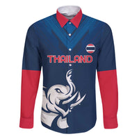 Custom Thailand Football Family Matching Short Sleeve Bodycon Dress and Hawaiian Shirt Go Champions - Wonder Print Shop