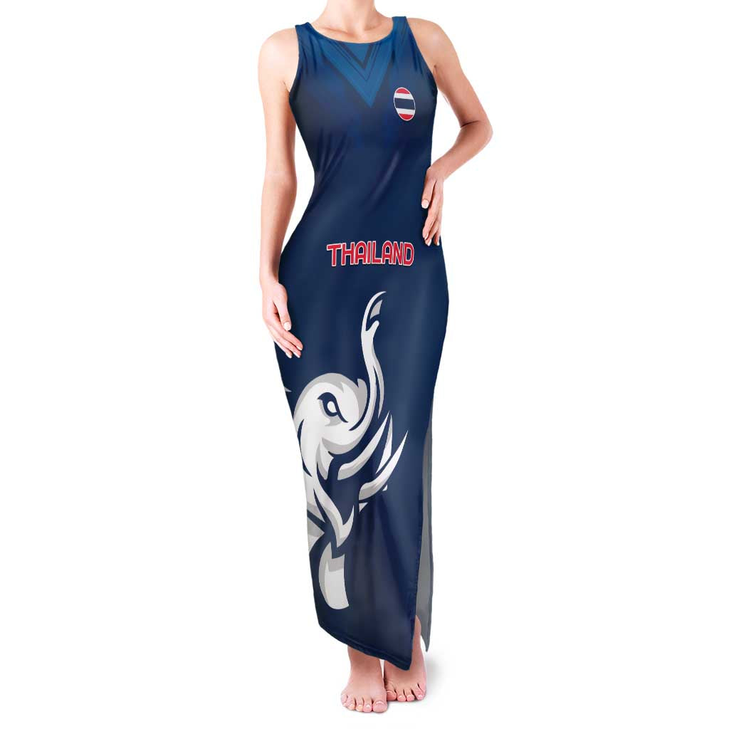 Custom Thailand Football Family Matching Tank Maxi Dress and Hawaiian Shirt Go Champions - Wonder Print Shop