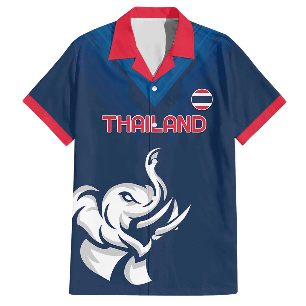 Custom Thailand Football Hawaiian Shirt Go Champions - Wonder Print Shop