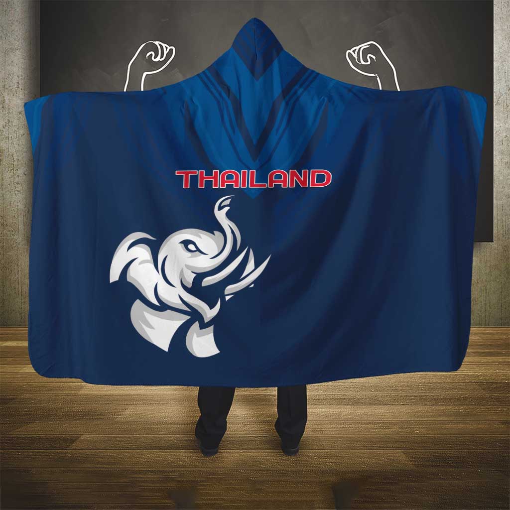 Thailand Football Hooded Blanket Go Champions - Wonder Print Shop