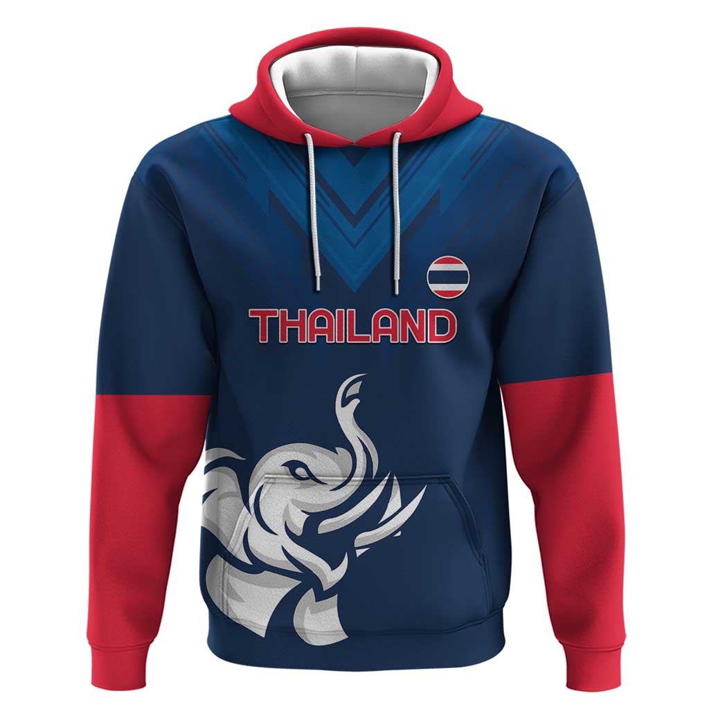 Custom Thailand Football Hoodie Go Champions - Wonder Print Shop