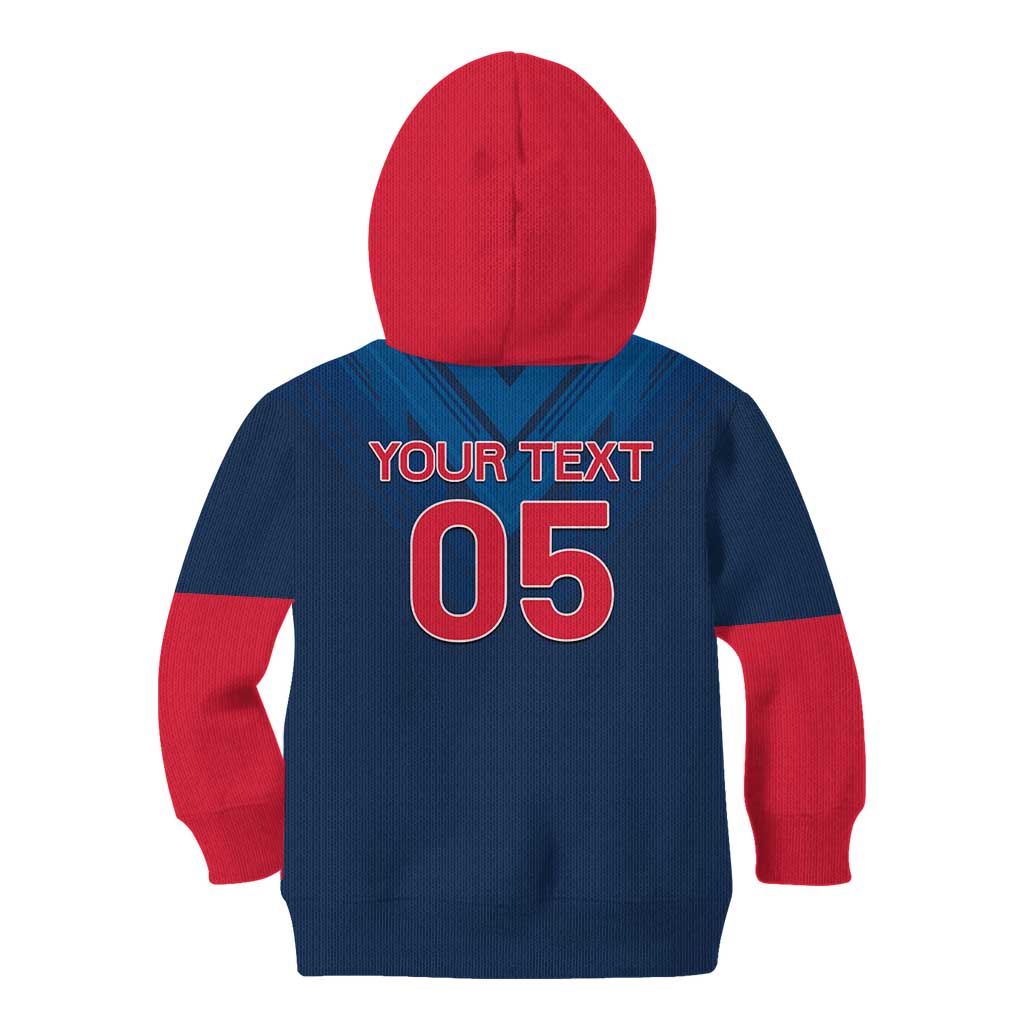Custom Thailand Football Kid Hoodie Go Champions - Wonder Print Shop