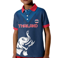 Custom Thailand Football Kid Polo Shirt Go Champions - Wonder Print Shop