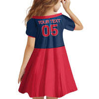 Custom Thailand Football Kid Short Sleeve Dress Go Champions - Wonder Print Shop