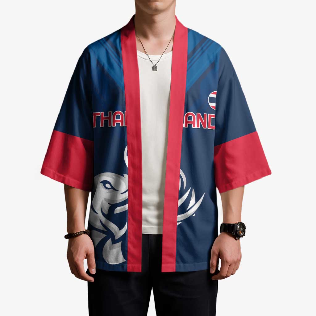 Custom Thailand Football Kimono Go Champions - Wonder Print Shop