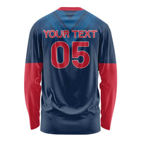 Custom Thailand Football Long Sleeve Shirt Go Champions - Wonder Print Shop