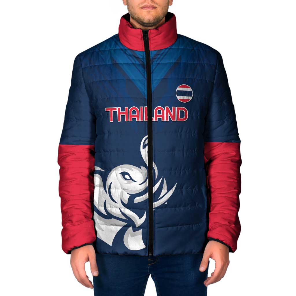 Custom Thailand Football Padded Jacket Go Champions - Wonder Print Shop