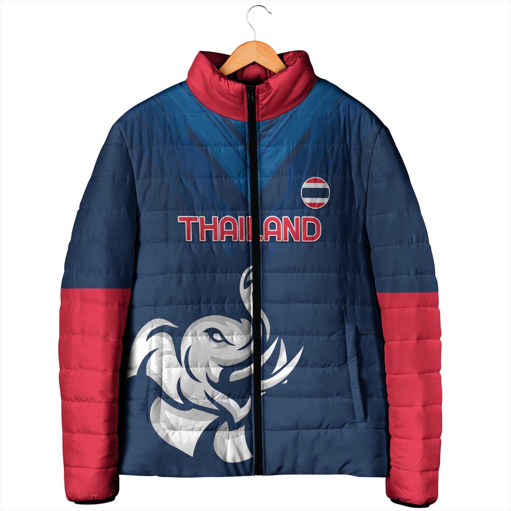 Custom Thailand Football Padded Jacket Go Champions - Wonder Print Shop