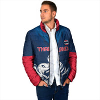 Custom Thailand Football Padded Jacket Go Champions - Wonder Print Shop