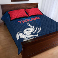 Thailand Football Quilt Bed Set Go Champions - Wonder Print Shop