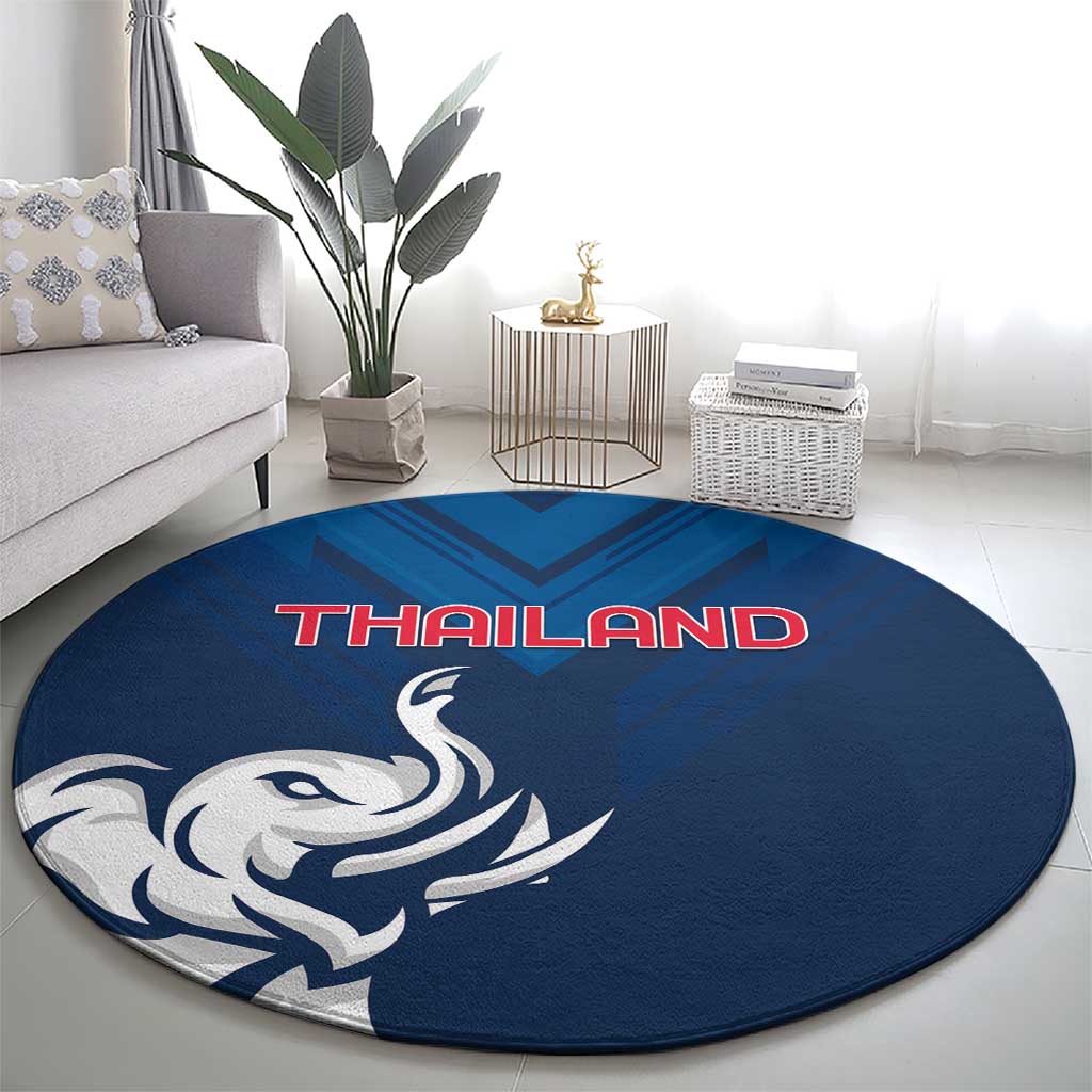 Thailand Football Round Carpet Go Champions - Wonder Print Shop