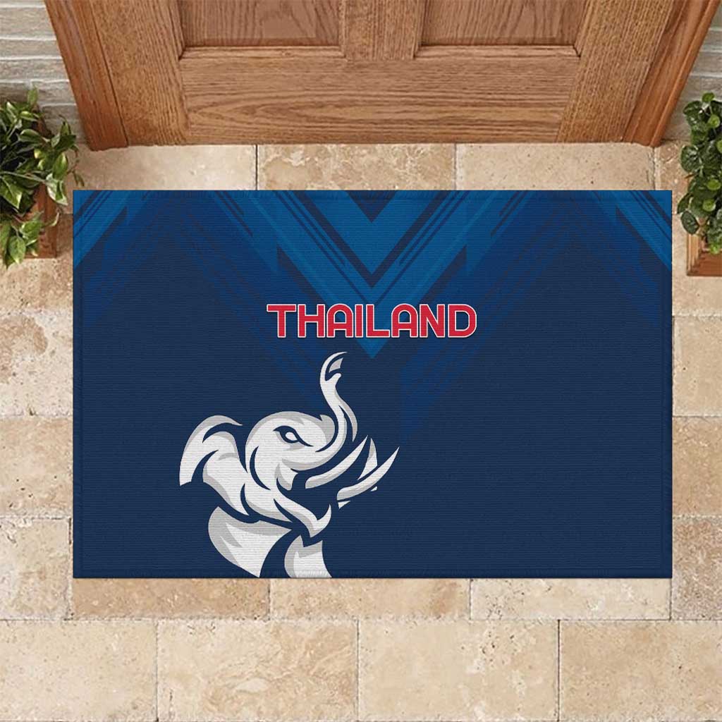 Thailand Football Rubber Doormat Go Champions - Wonder Print Shop