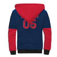 Custom Thailand Football Sherpa Hoodie Go Champions - Wonder Print Shop