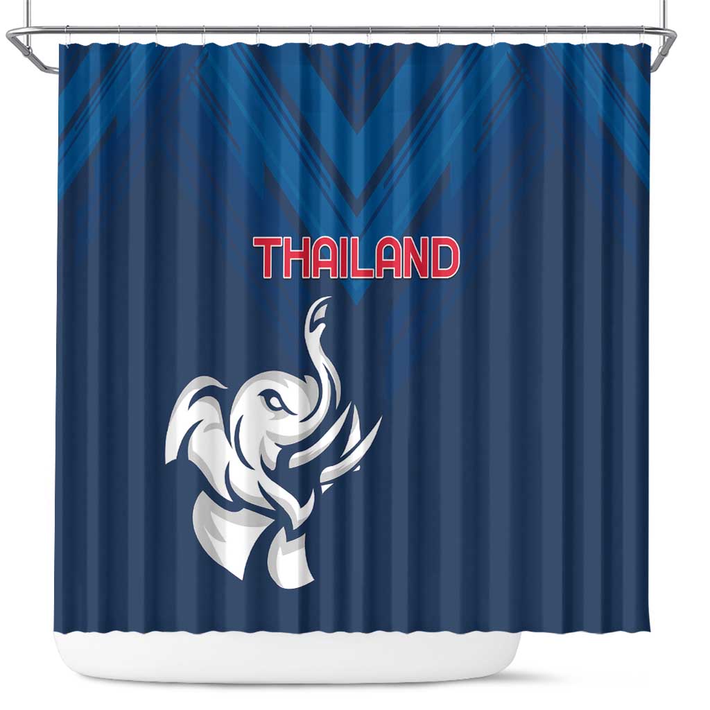 Thailand Football Shower Curtain Go Champions - Wonder Print Shop
