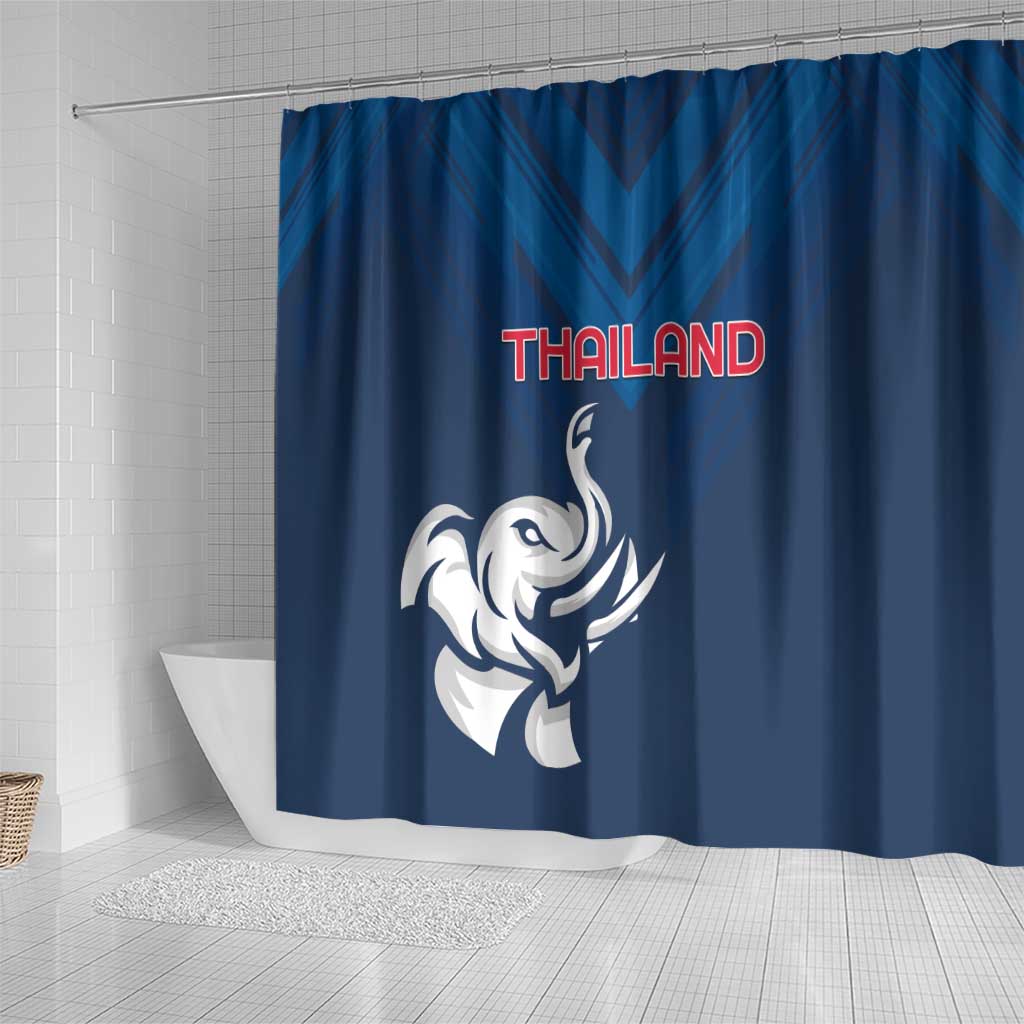 Thailand Football Shower Curtain Go Champions - Wonder Print Shop