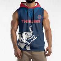 Custom Thailand Football Sleeveless Hoodie Go Champions - Wonder Print Shop