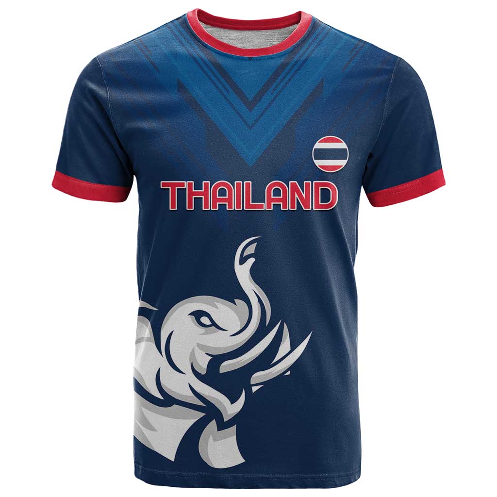 Custom Thailand Football T Shirt Go Champions - Wonder Print Shop