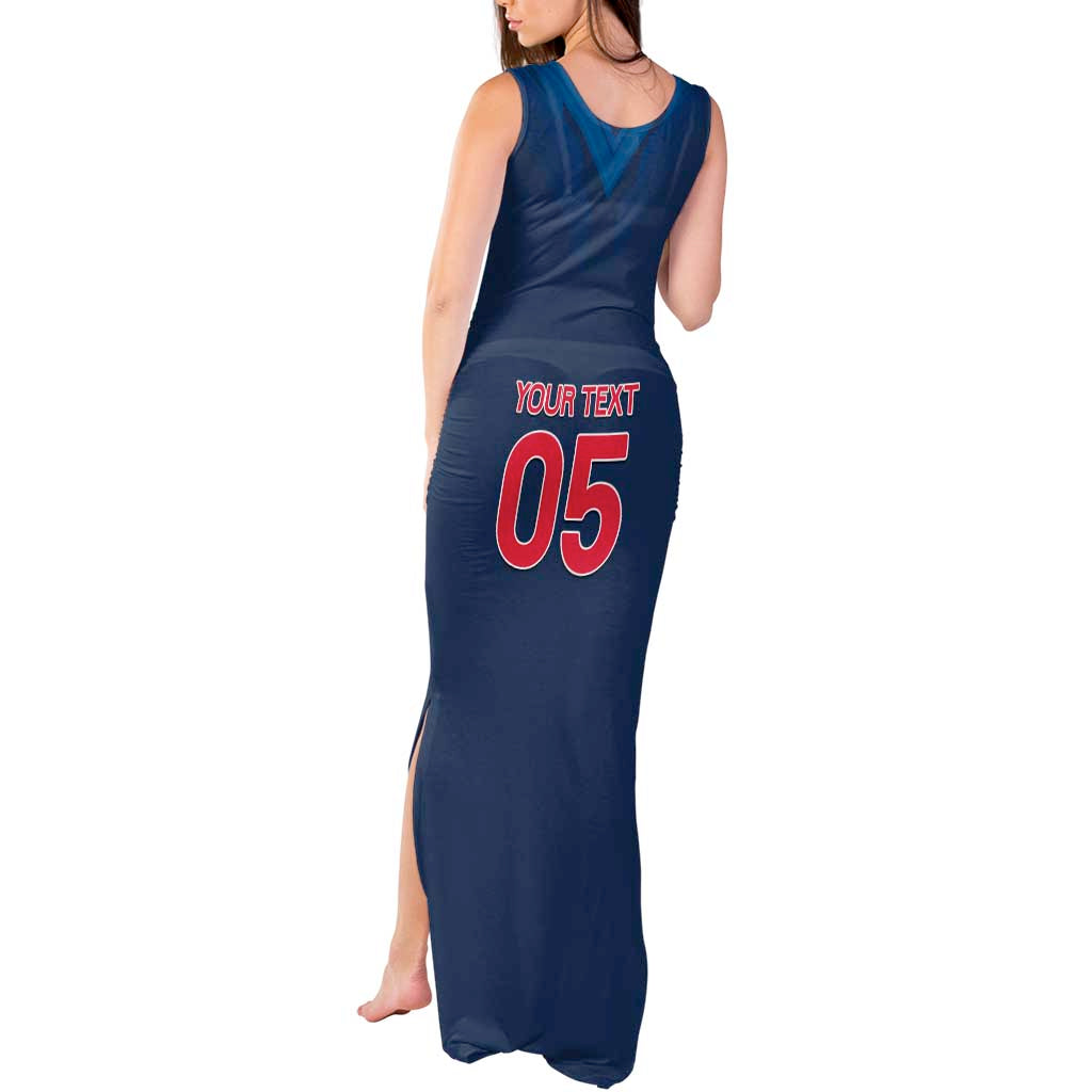 Custom Thailand Football Tank Maxi Dress Go Champions - Wonder Print Shop