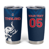 Custom Thailand Football Tumbler Cup Go Champions - Wonder Print Shop