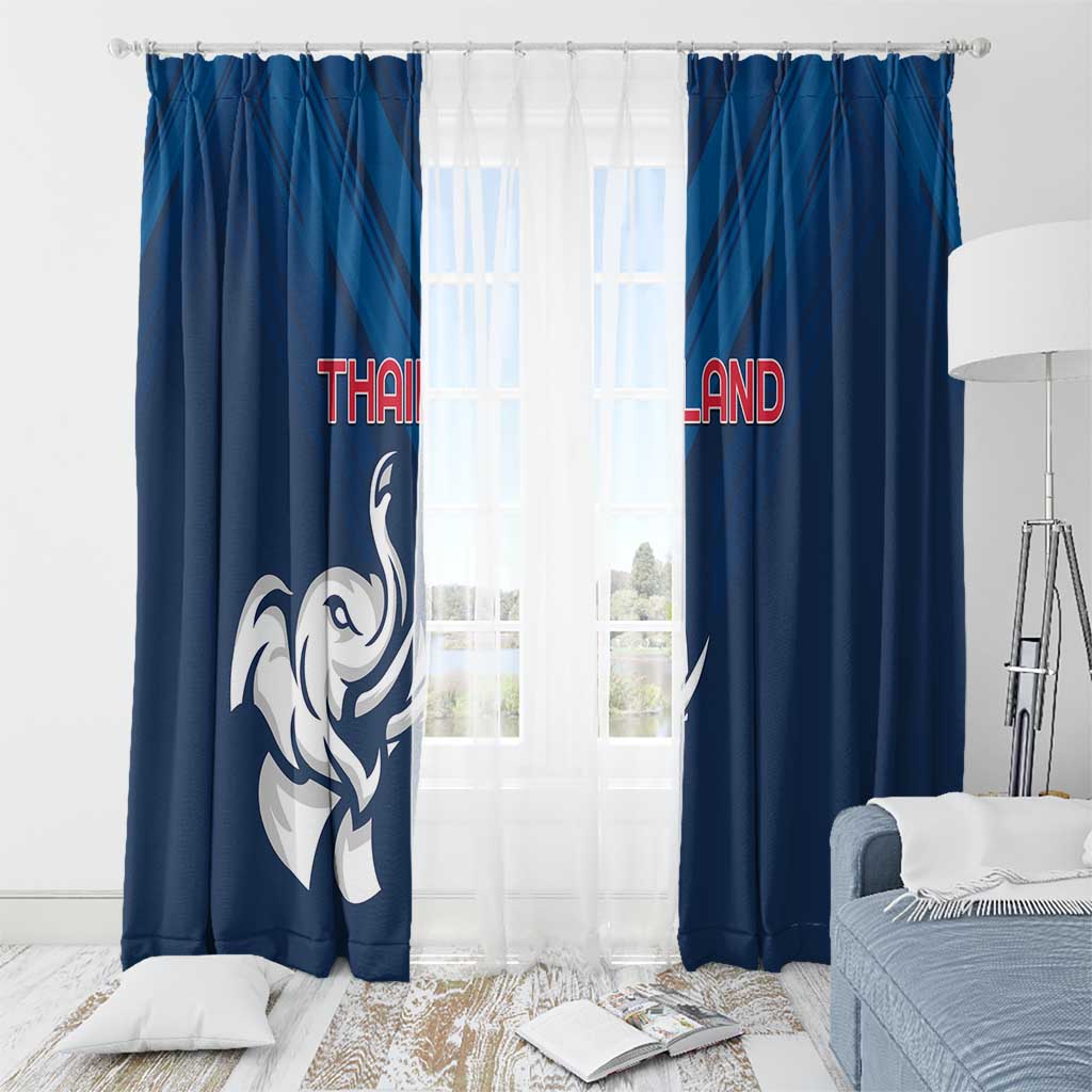 Thailand Football Window Curtain Go Champions - Wonder Print Shop