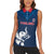 Custom Thailand Football Women Sleeveless Polo Shirt Go Champions - Wonder Print Shop