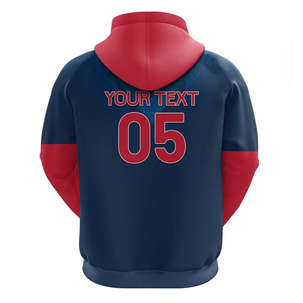 Custom Thailand Football Zip Hoodie Go Champions - Wonder Print Shop