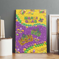 Mardi Gras Is In Our Soul Canvas Wall Art Glitter Style