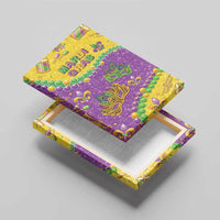 Mardi Gras Is In Our Soul Canvas Wall Art Glitter Style